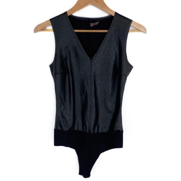 COMMANDO Vegan leather bodysuit Womens size S - Picture 7 of 7